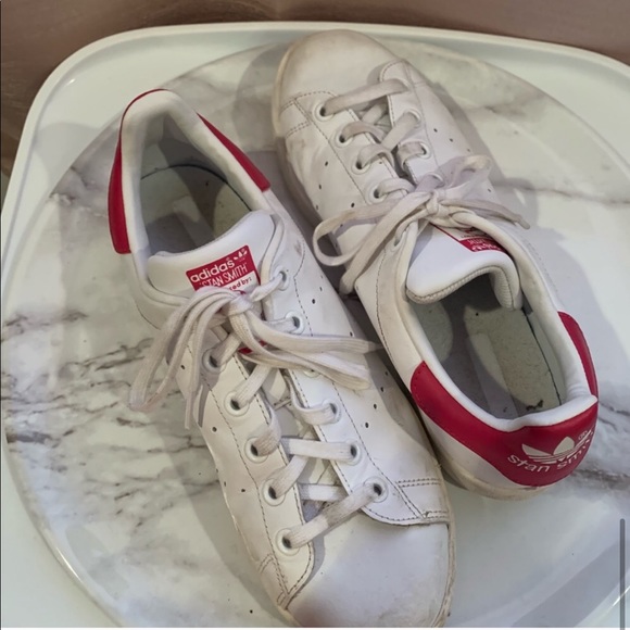 red stan smith sneakers